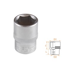 Головка торцевая стандартная шестигранная 3/8", 14 мм AFFIX AF00030014