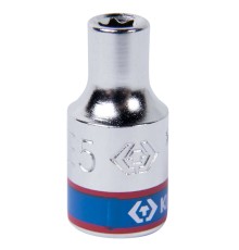 Головка торцевая TORX Е-стандарт 1/4", E5, L = 24 мм KING TONY 237505M