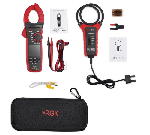 Токоизмерительные клещи RGK CM-30 + Токовый датчик RGK CM-Flex