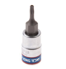 Насадка (бита) торцевая 1/4", Torx, T8, L = 37 мм, с отверстием KING TONY 203708