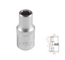 Головка торцевая стандартная шестигранная 1/4", 5,5 мм AFFIX AF00020055 Головка торцевая стандартная шестигранная 1/4", 5,5 мм AFFIX AF00020055