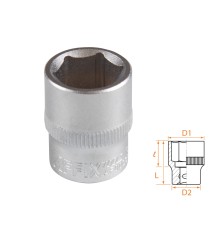 Головка торцевая стандартная шестигранная 3/8", 15 мм AFFIX AF00030015