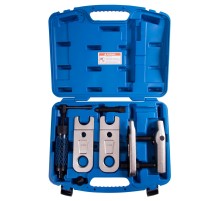 Съемник шаровых опор грузовиков гидравлический, 12 т, зев 30-40 мм, 5 предметов KING TONY 9HBE083