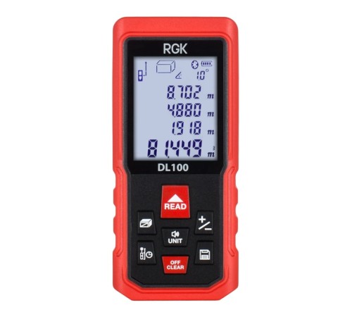 Лазерный дальномер RGK DL100 (с поверкой)