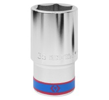 Головка торцевая глубокая шестигранная 3/4", 35 мм KING TONY 623535M