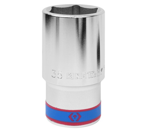 Головка торцевая глубокая шестигранная 3/4", 35 мм KING TONY 623535M Головка торцевая глубокая шестигранная 3/4", 35 мм KING TONY 623535M