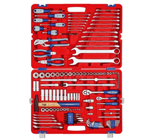 Набор инструментов 127 предметов, универсальный МАСТАК 01-127C