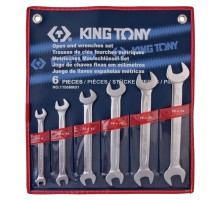 Набор рожковых ключей, 8-19 мм, 6 предметов KING TONY 1106MR01