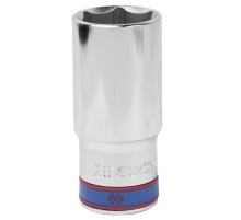 Головка торцевая глубокая шестигранная 1/2", 26 мм KING TONY 423526M