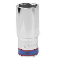 Головка торцевая глубокая шестигранная 1/2", 26 мм KING TONY 423526M