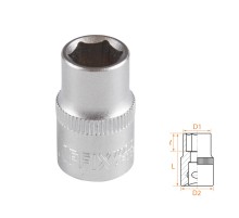 Головка торцевая стандартная шестигранная 3/8", 10 мм AFFIX AF00030010 Головка торцевая стандартная шестигранная 3/8", 10 мм AFFIX AF00030010
