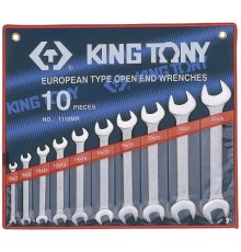 Набор рожковых ключей, 6-28 мм, 10 предметов KING TONY 1110MR Набор рожковых ключей, 6-28 мм, 10 предметов KING TONY 1110MR