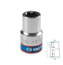 Головка торцевая TORX Plus 1/2", EP18, L = 45 мм KING TONY 433E18M