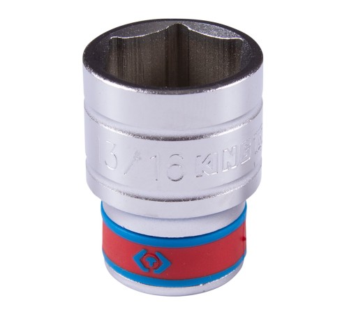 Головка торцевая стандартная шестигранная 1/2", 13/16", дюймовая KING TONY 433526S Головка торцевая стандартная шестигранная 1/2", 13/16", дюймовая KING TONY 433526S