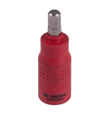Насадка (бита) торцевая диэлектрическая 1/4", HEX, 6 мм, L = 54 мм KING TONY 2035VE06
