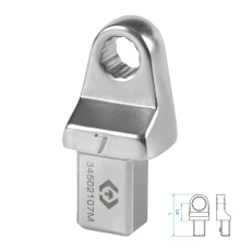 Насадка накидная серии "FIT", 7 мм, 9х12 мм KING TONY 34502107M