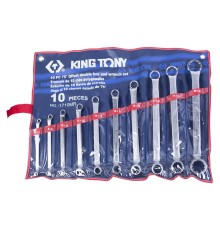 Набор накидных ключей, 6-32 мм, 10 предметов KING TONY 1710MR Набор накидных ключей, 6-32 мм, 10 предметов KING TONY 1710MR