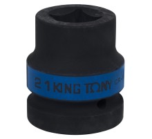 Головка торцевая ударная четырехгранная 1", 21 мм, футорочная KING TONY 851421M Головка торцевая ударная четырехгранная 1", 21 мм, футорочная KING TONY 851421M