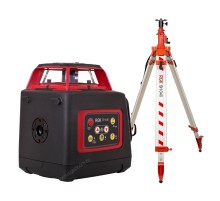 Комплект: ротационный нивелир RGK SP-400 + элевационный штатив RGK SH-340 Комплект: ротационный нивелир RGK SP-400 + элевационный штатив RGK SH-340