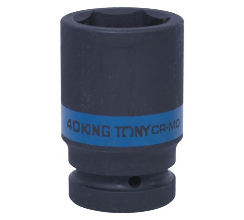 Головка торцевая ударная глубокая шестигранная 1", 40 мм KING TONY 843540M Головка торцевая ударная глубокая шестигранная 1", 40 мм KING TONY 843540M