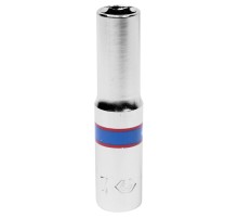 Головка торцевая глубокая шестигранная 1/4", 7 мм KING TONY 223507M Головка торцевая глубокая шестигранная 1/4", 7 мм KING TONY 223507M