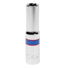 Головка торцевая глубокая шестигранная 1/4", 7 мм KING TONY 223507M