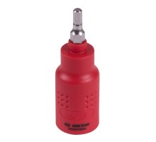 Насадка (бита) торцевая диэлектрическая 3/8", HEX, 4 мм, L = 65 мм KING TONY 3025VE04