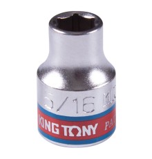 Головка торцевая стандартная шестигранная 3/8", 5/16", дюймовая KING TONY 333510S Головка торцевая стандартная шестигранная 3/8", 5/16", дюймовая KING TONY 333510S