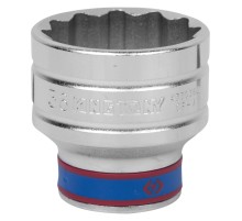 Головка торцевая стандартная двенадцатигранная 1/2", 36 мм KING TONY 433036M