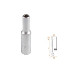 Головка торцевая глубокая шестигранная 1/4", 5 мм AFFIX AF00120005