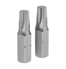 Набор вставок (бит) торцевых 1/4", Torx, T10, 25 мм, 2 предмета TOLSEN TT20221 Набор вставок (бит) торцевых 1/4", Torx, T10, 25 мм, 2 предмета TOLSEN TT20221