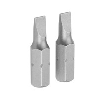 Набор вставок (бит) торцевых 1/4", Slotted, 4,5х0,6 мм, 25 мм, 2 предмета TOLSEN TT20203