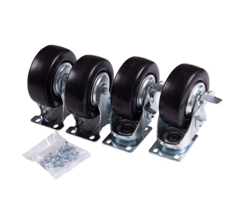 Ремкомплект для тележки инструментальной "ПРИМА", комплект колес, 4 шт МАСТАК 529-00004