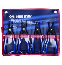 Набор съемников стопорных колец, 4 предмета KING TONY 42154GP Набор съемников стопорных колец, 4 предмета KING TONY 42154GP