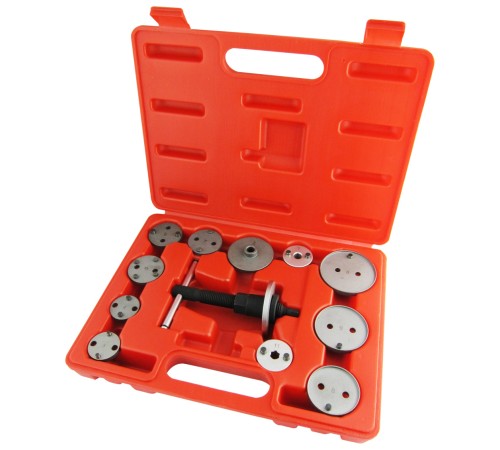 Приспособление для утапливания поршней тормозного цилиндра, кейс, 13 предметов МАСТАК 102-00011C