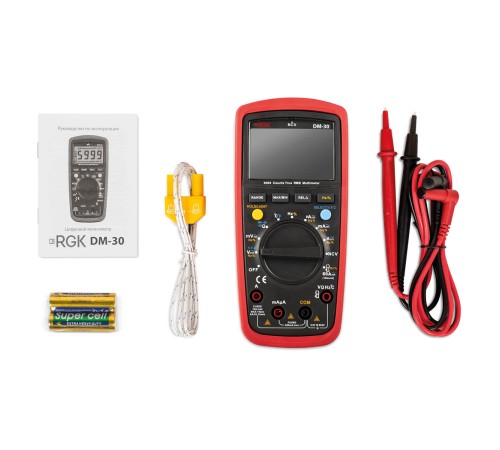 Мультиметр RGK DM-30 с поверкой