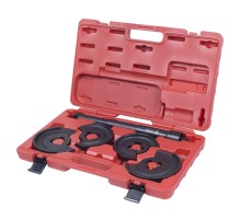 Стяжка амортизаторных пружин, центральная, кованая, дисковые держатели, кейс, 5 предметов МАСТАК 100-01005C