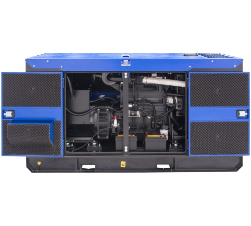 Дизельный генератор ТСС ЭД-40-Т400 в шумозащитном кожухе на прицепе Дизельный генератор ТСС ЭД-40-Т400 в шумозащитном кожухе на прицепе