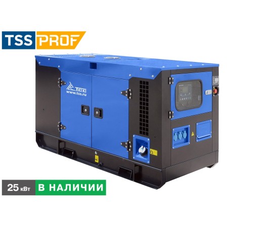 Дизельный генератор ТСС АД-25С-Т400-2РКМ5 в шумозащитном кожухе Дизельный генератор ТСС АД-25С-Т400-2РКМ5 в шумозащитном кожухе
