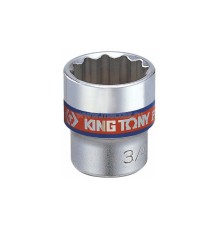 Головка торцевая стандартная двенадцатигранная 3/8", 15/32", дюймовая KING TONY 333015S