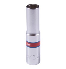 Головка торцевая глубокая шестигранная 1/4", 9/32", дюймовая KING TONY 223509S Головка торцевая глубокая шестигранная 1/4", 9/32", дюймовая KING TONY 223509S