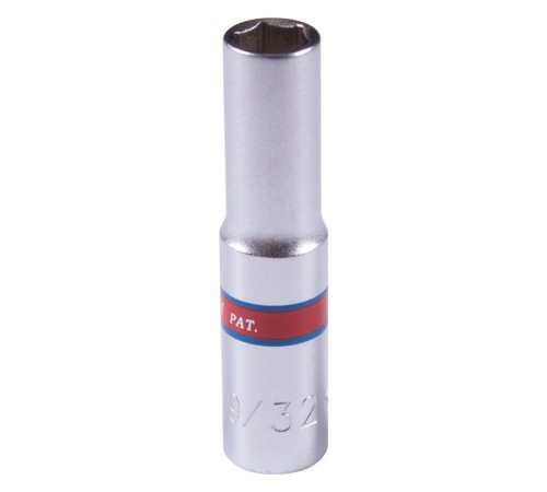 Головка торцевая глубокая шестигранная 1/4", 9/32", дюймовая KING TONY 223509S Головка торцевая глубокая шестигранная 1/4", 9/32", дюймовая KING TONY 223509S