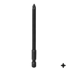 Вставка (бита) торцевая 1/4", Pozidriv, PZ1, 90 мм, для шуруповерта KING TONY 719001Z