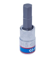 Насадка (бита) торцевая 1/4", Hex, 6 мм, L = 37 мм KING TONY 203506