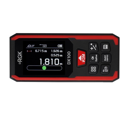 Лазерный дальномер RGK DX100 с поверкой