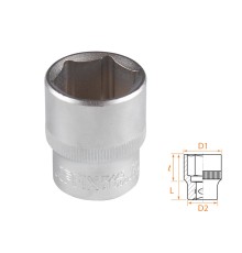 Головка торцевая стандартная шестигранная 1/2", 24 мм AFFIX AF00040024 Головка торцевая стандартная шестигранная 1/2", 24 мм AFFIX AF00040024