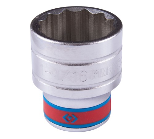 Головка торцевая стандартная двенадцатигранная 1/2", 1-1/16", дюймовая KING TONY 433034S