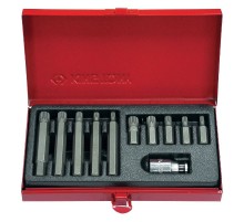 Набор вставок (бит) 10 мм, Spline, М5-М12, 11 предметов KING TONY 1011MQ