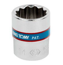 Головка торцевая стандартная двенадцатигранная 1/4", 14 мм KING TONY 233014M Головка торцевая стандартная двенадцатигранная 1/4", 14 мм KING TONY 233014M
