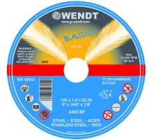 Отрезные круги G-Wendt Basic нержавеющая сталь (код 8144)